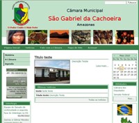A Câmara de Vereadores de São Gabriel Lança Portal na Internet.